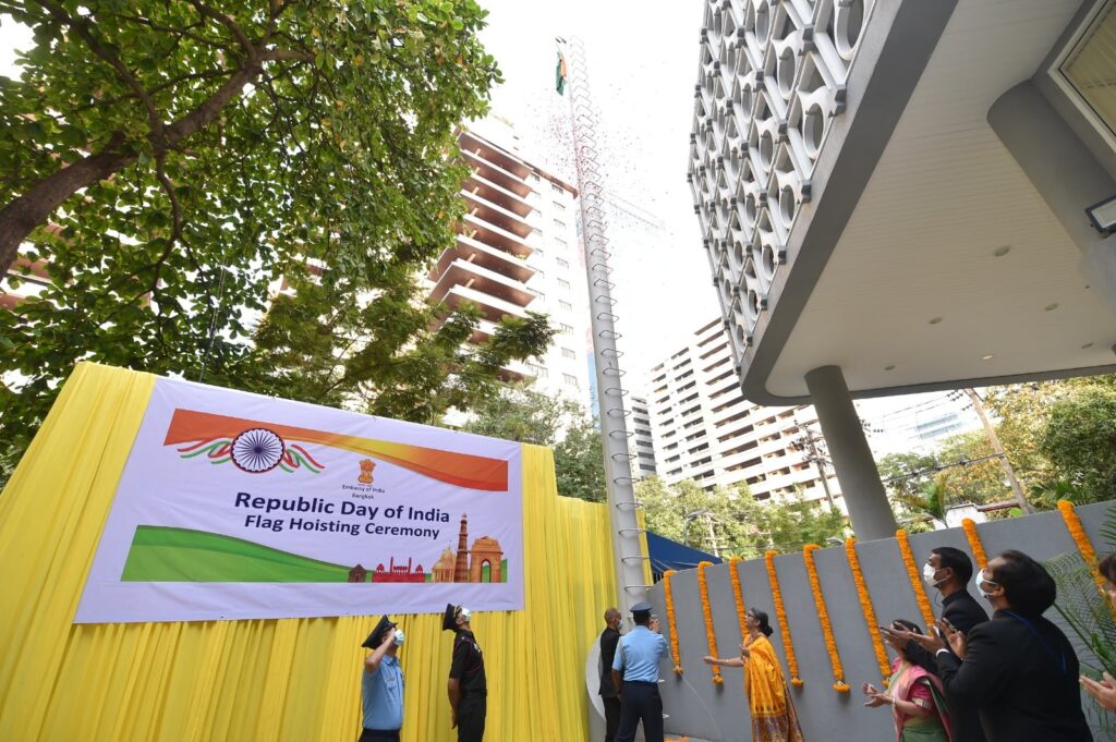 #RepublicDay2021 at Embassy of India, Bangkok