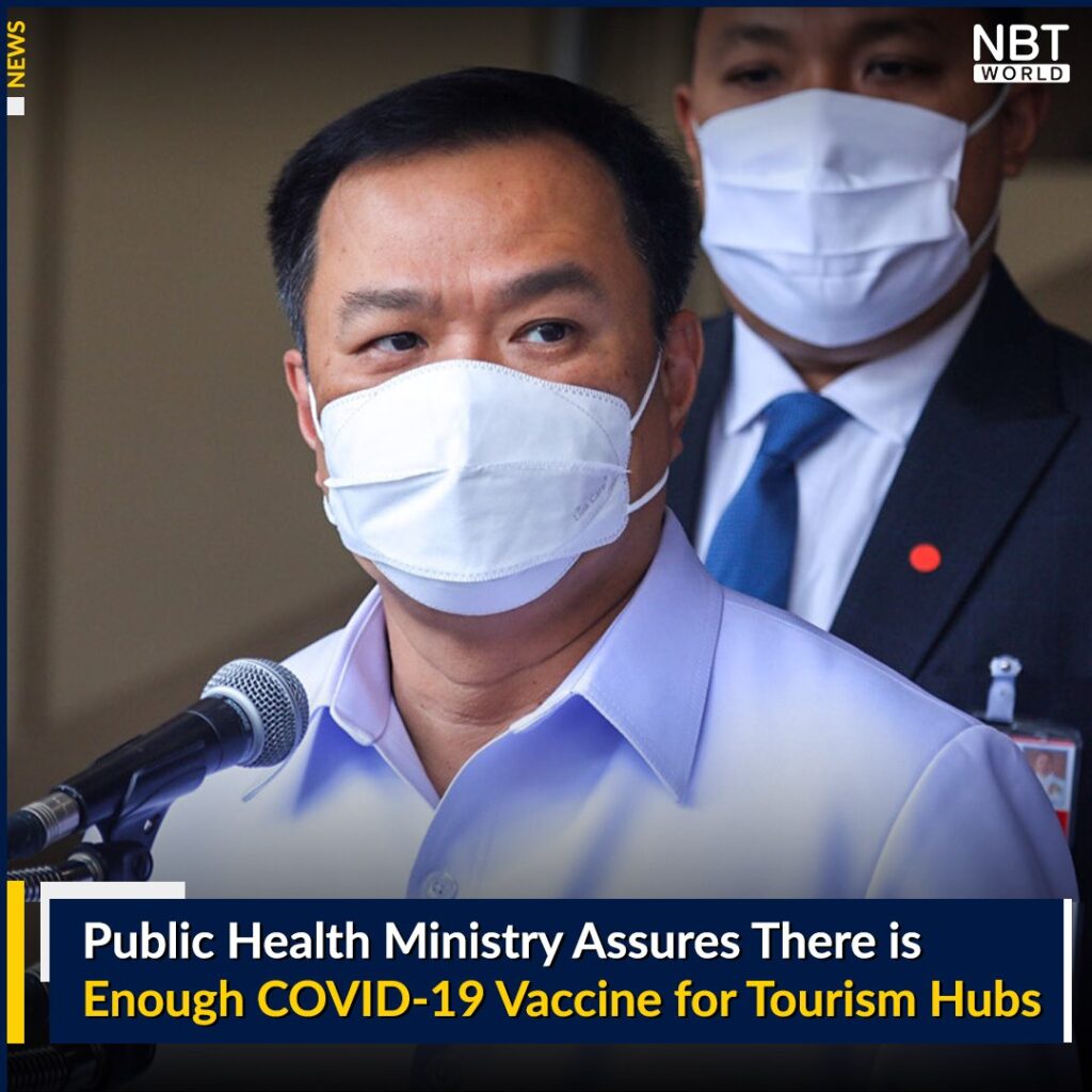 Public Health Ministry Assures There is Enough COVID-19 Vaccine for Tourism Hubs