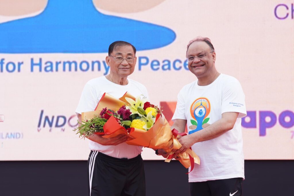 Over 5,600 Join 10th International Yoga Day Hosted by Indian Embassy in Bangkok