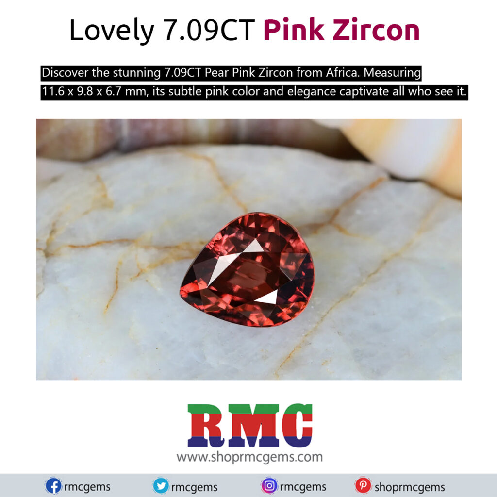 Discover the Allure of Pink Zircon: New Collections at shoprmcgems.com