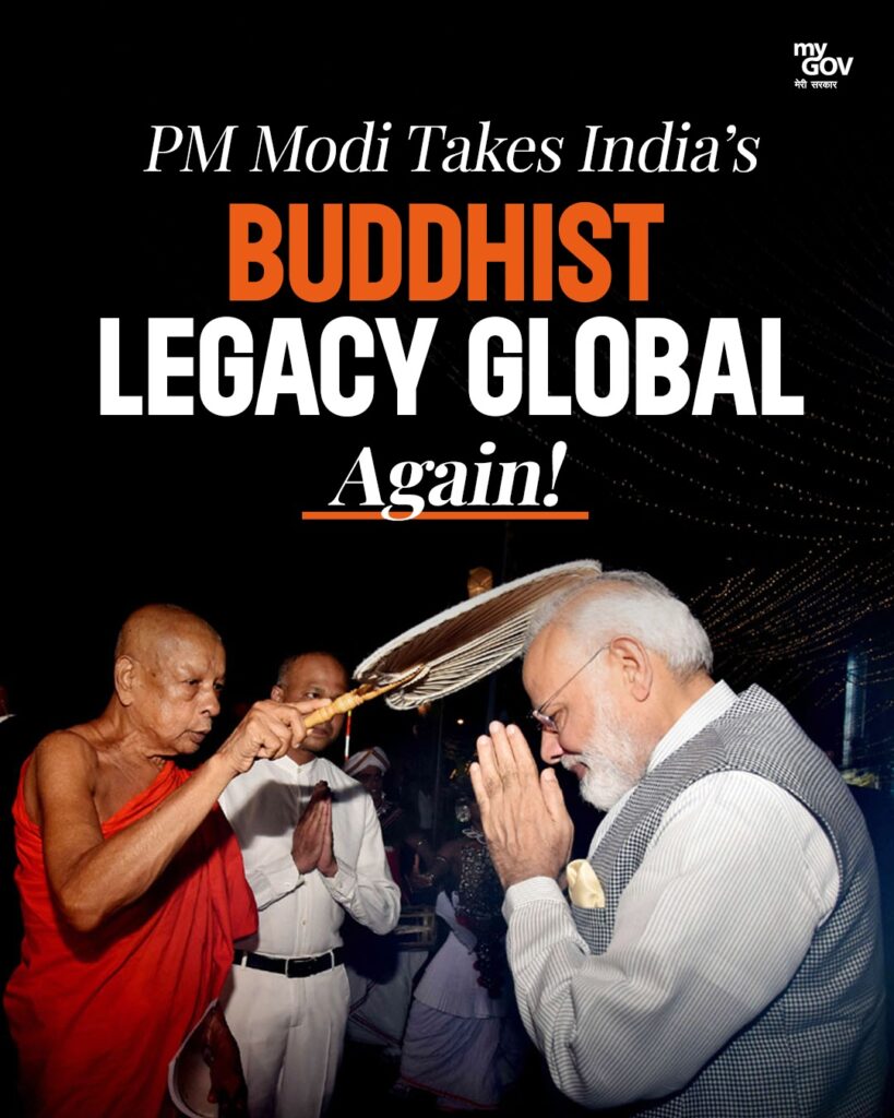India Emerges as a Global Torchbearer of Buddhist Wisdom Under PM Modi’s Leadership