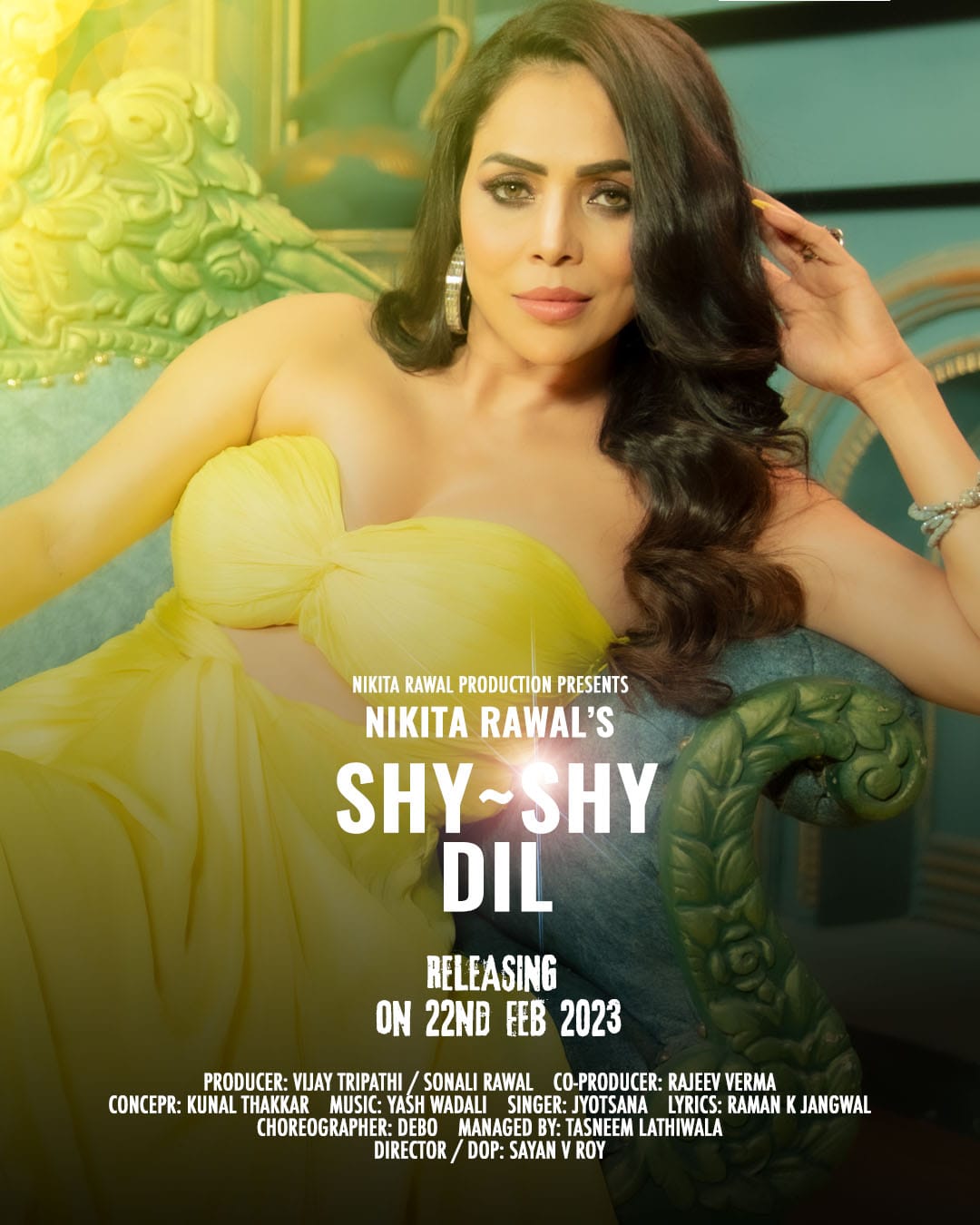 Nikita Rawal presents Shy Shy Dil Poster Out Now: Hot and Sensational