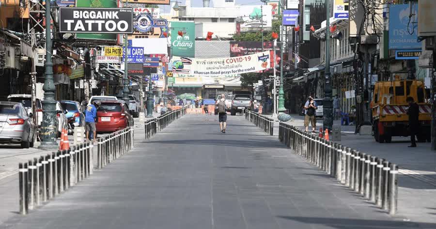 Khao San Road Closes For Three Days After Ten Covid-19 Cases Found