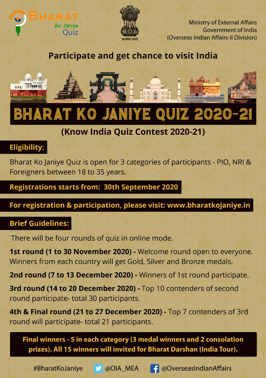 Bharat Ko Janiye Quiz 2020-2021