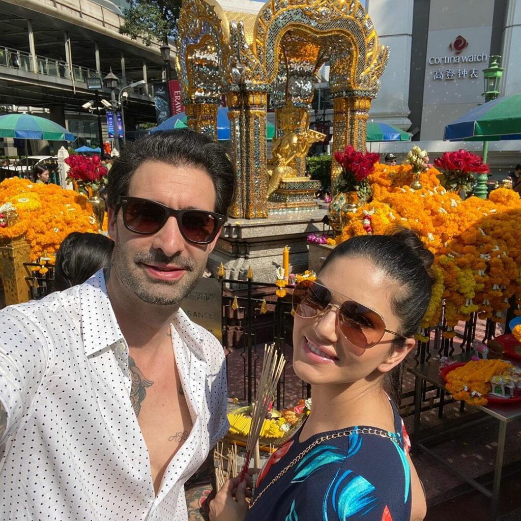 Sunny Leone begins 2020 with a trip to Thailand with husband Daniel Weber