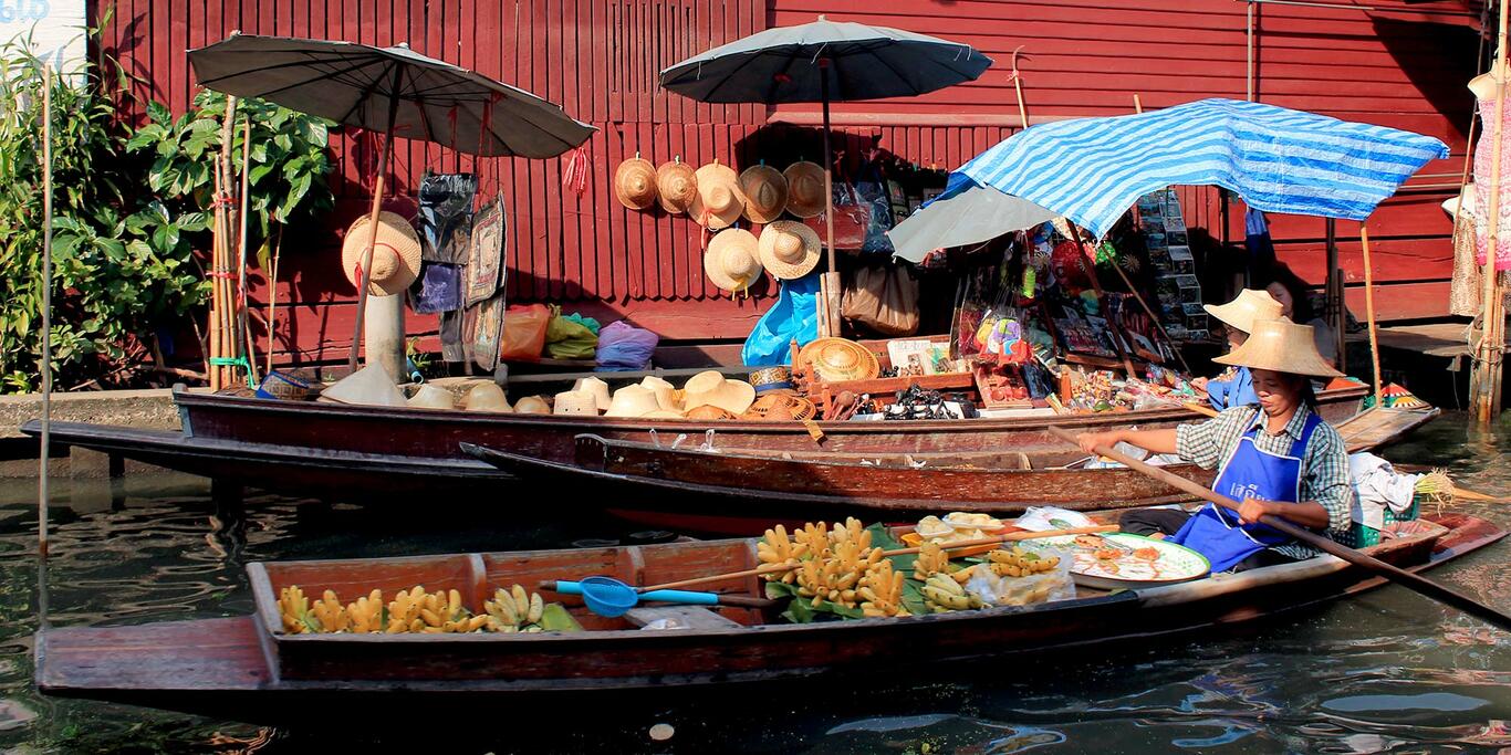 Damnoen Saduak Floating Market Bangkok Tour,