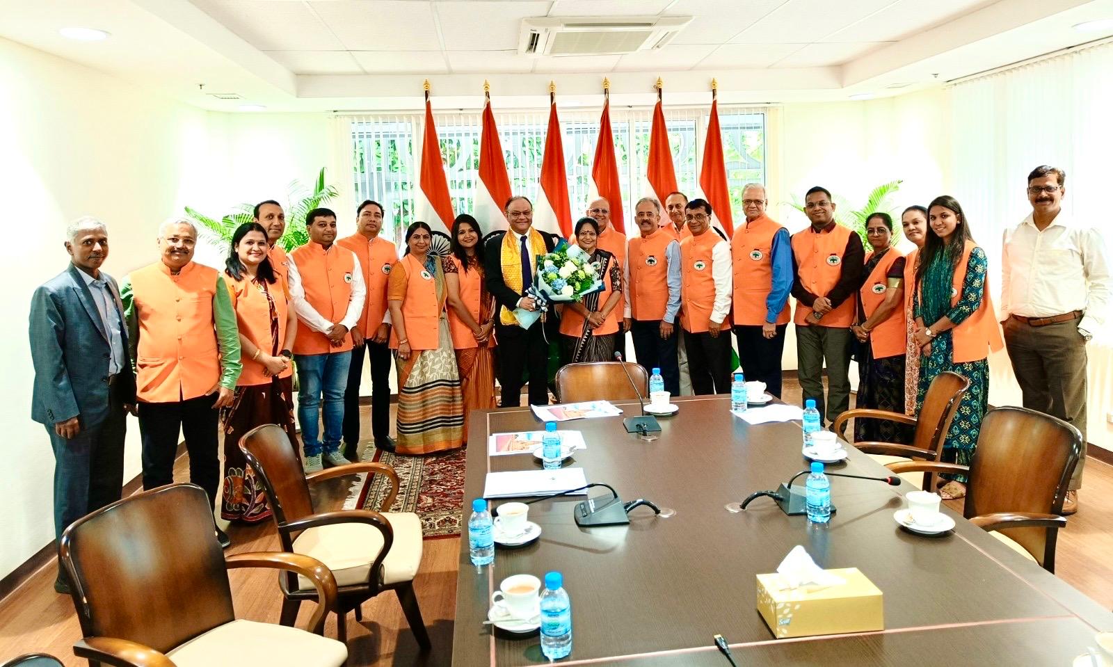 VHP Thailand’s Leadership Meets with Ambassador Nagesh Singh to Forge Stronger Ties for Bharat’s Advancement