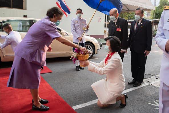 HRH Princess Maha Chakri Sirindhorn presides over the 25th meeting of the Srisavarindhira Thai Red Cross Institute of Nursing