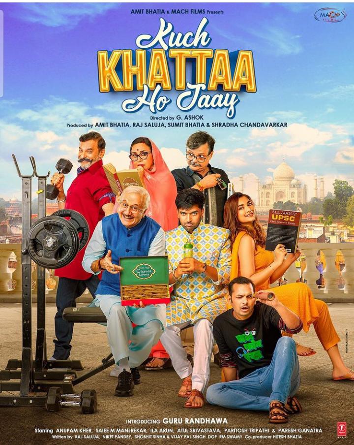 Producer Amit Bhatia adds a distinctive new flavor to family entertainment featuring Guru Randhawa, Saiee Manjrekar, and Anupam Kher, in “Kuch Khattaa ho Jaay’. Check out the first poster now!