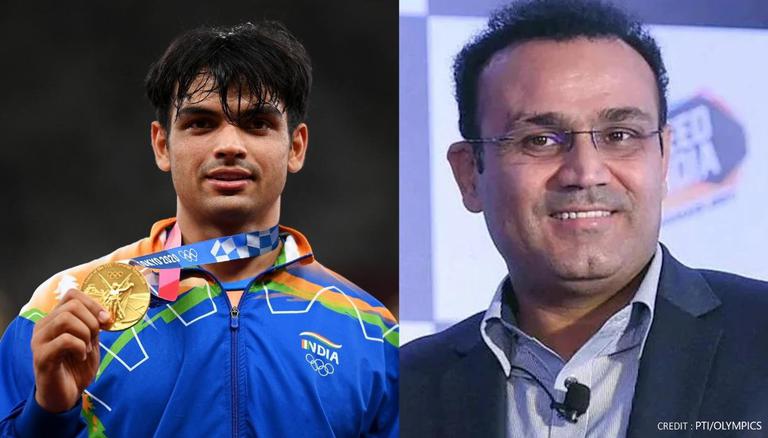 #OlympicSuperstars ‘Cricket Gaya Tel Lene’: Sehwag Tweets On Neeraj Chopra’s Gold Win At Tokyo Olympics