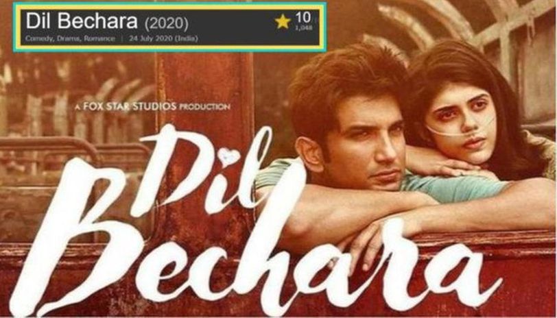 Unbelievable Record Set By Dil Bechara! Sushant’s Film Gets 10/10 IMBD Rating