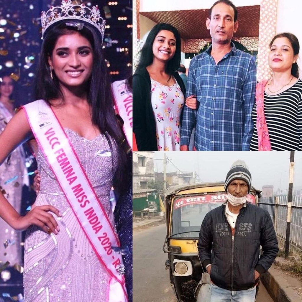 Daughter of a rickshaw driver, Manya Singh crowned Miss India 2020 runner-up