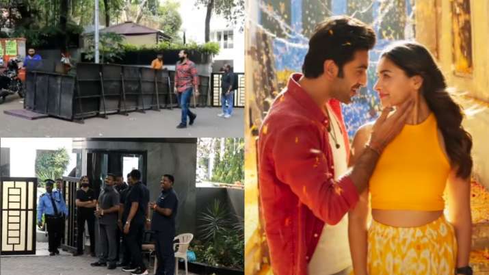 Ranbir-Alia Wedding: Security covers cameras with stickers, no one allowed to click photos | WATCH