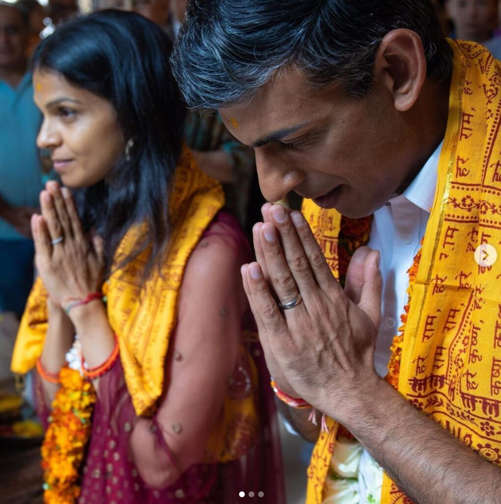 ‘Proud Hindu’ Rishi Sunak sports sacred thread during 1st speech as UK PM |