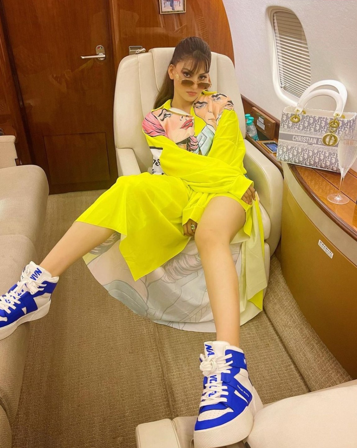 Urvashi Rautela gets royal treatment in Jai Anshul Ambani’s private jet, worth 73 million dollars